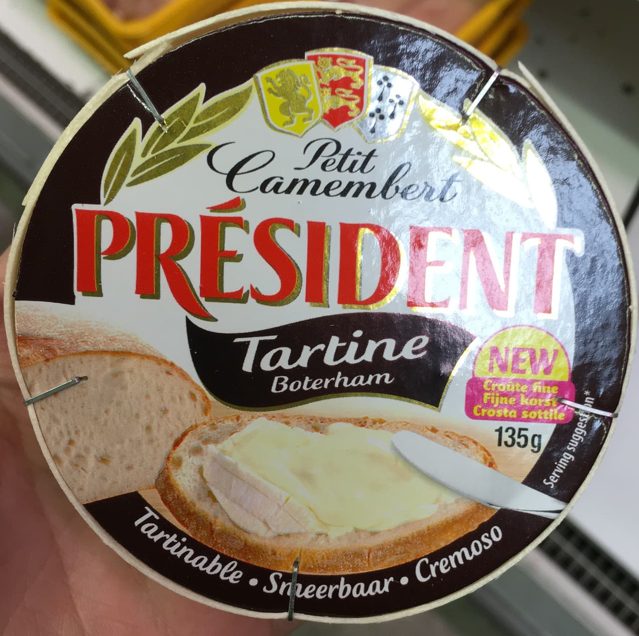 Président Petit Camembert Tartine Tartinable packshot