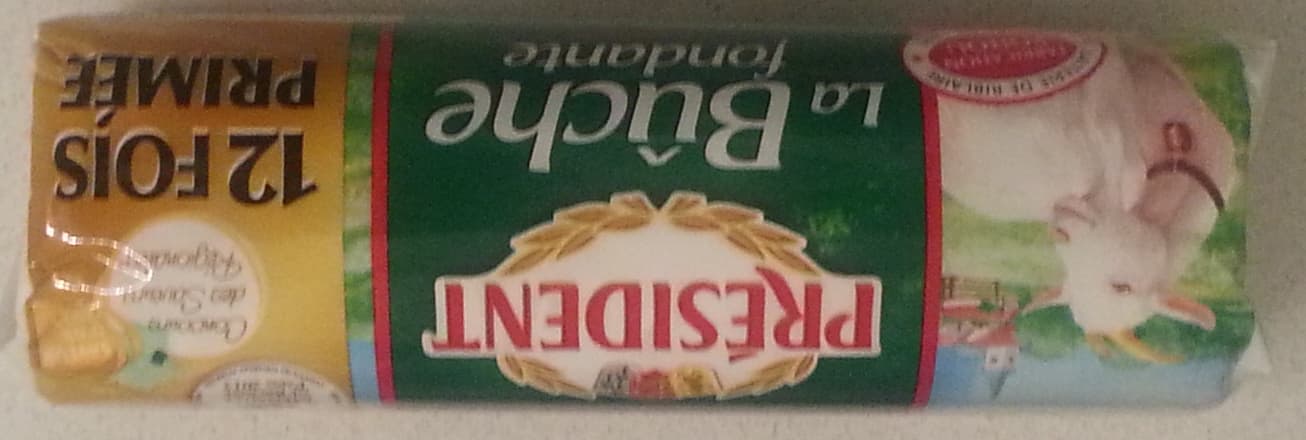 Président La bûche fondante packshot