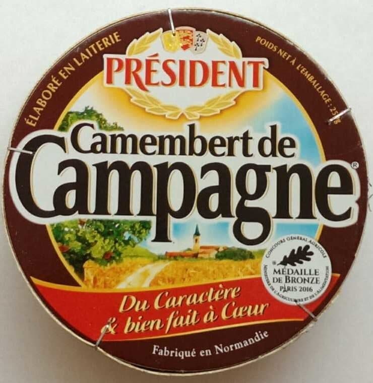 Président Camembert de Campagne packshot