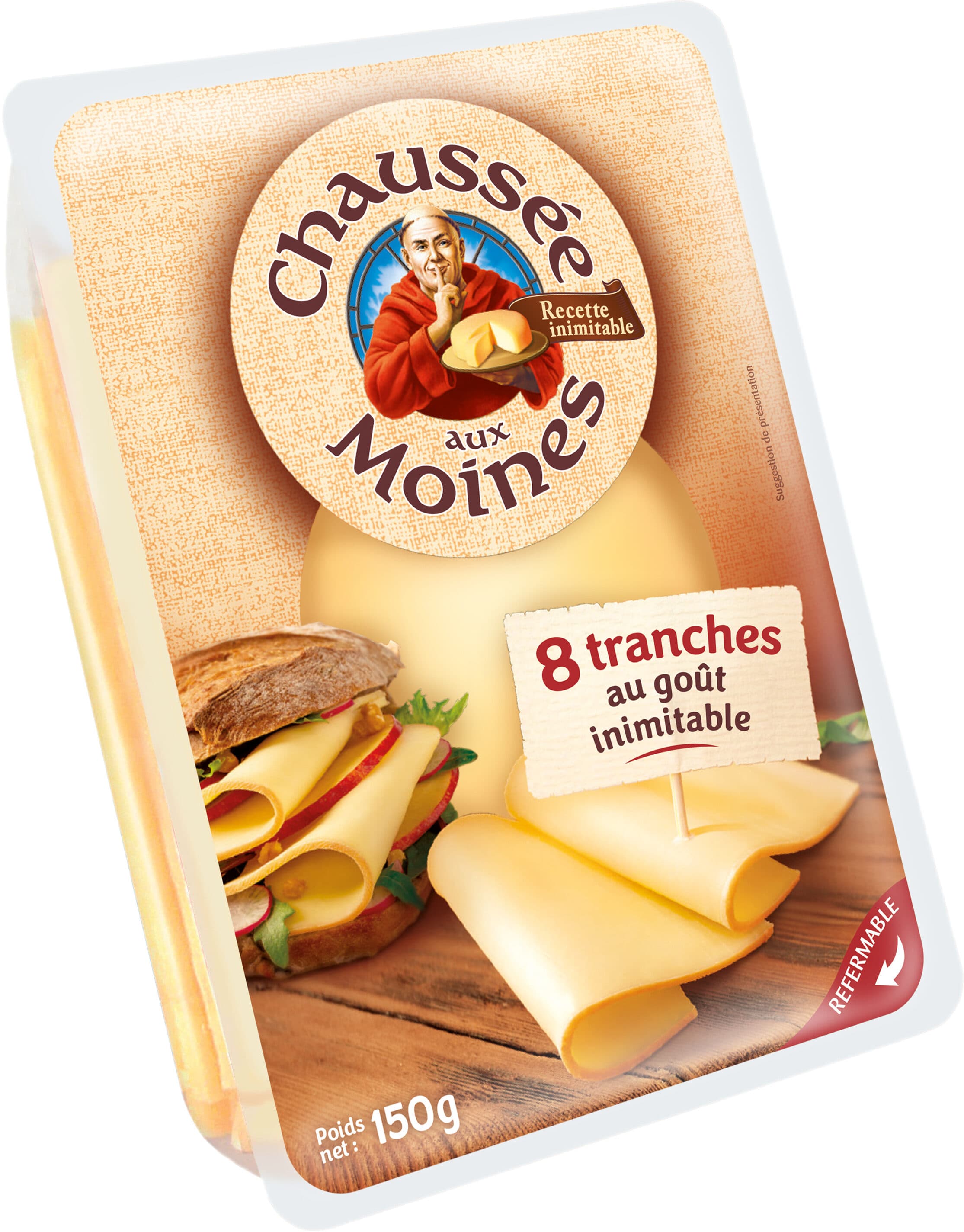 Chaussée aux Moines CHAUSSEE AUX MOINES 8 TRANCHES 150g packshot