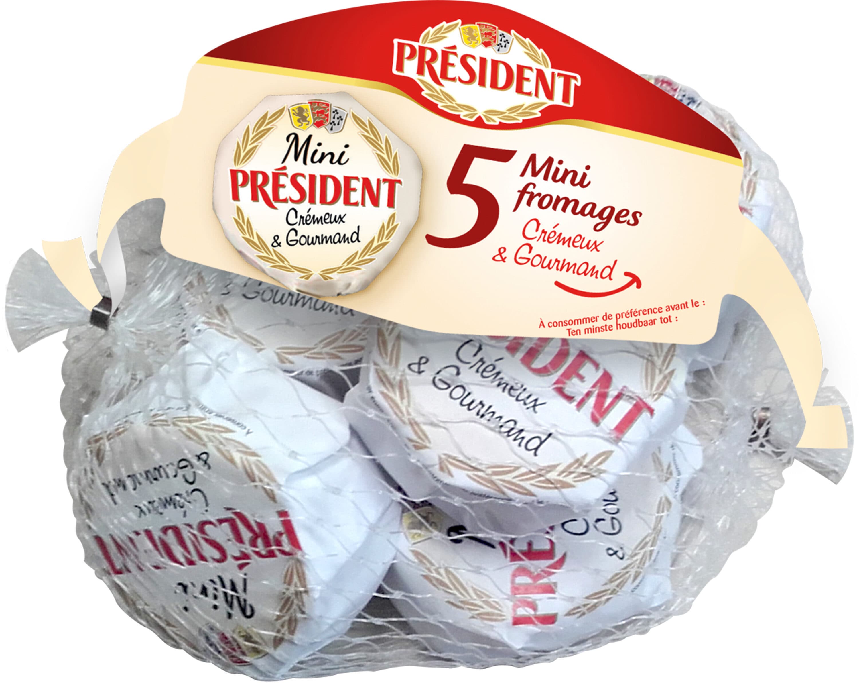 Unil President 5 mini fromages 5x30g packshot