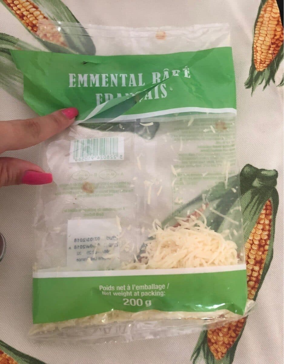 Open Food Facts Emmental râpé Francais packshot
