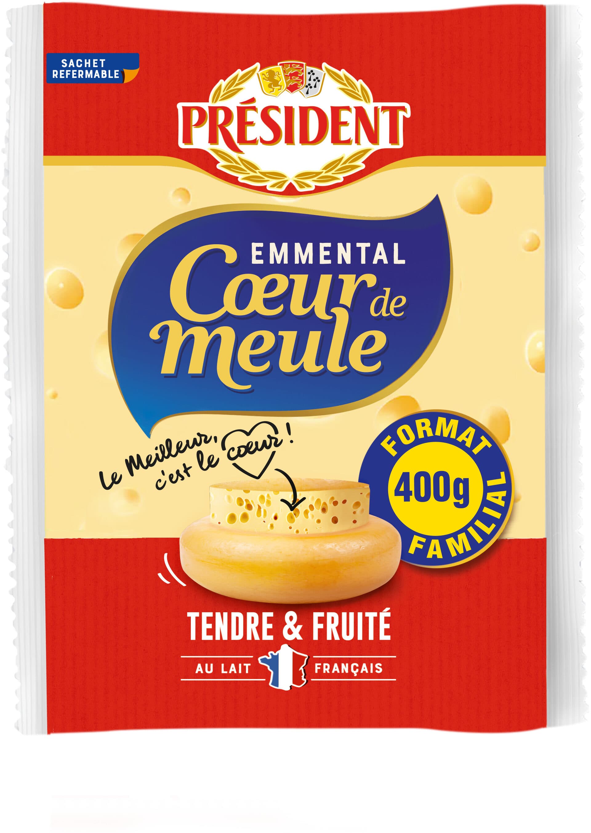 Président President emmental coeur de meule 400g packshot