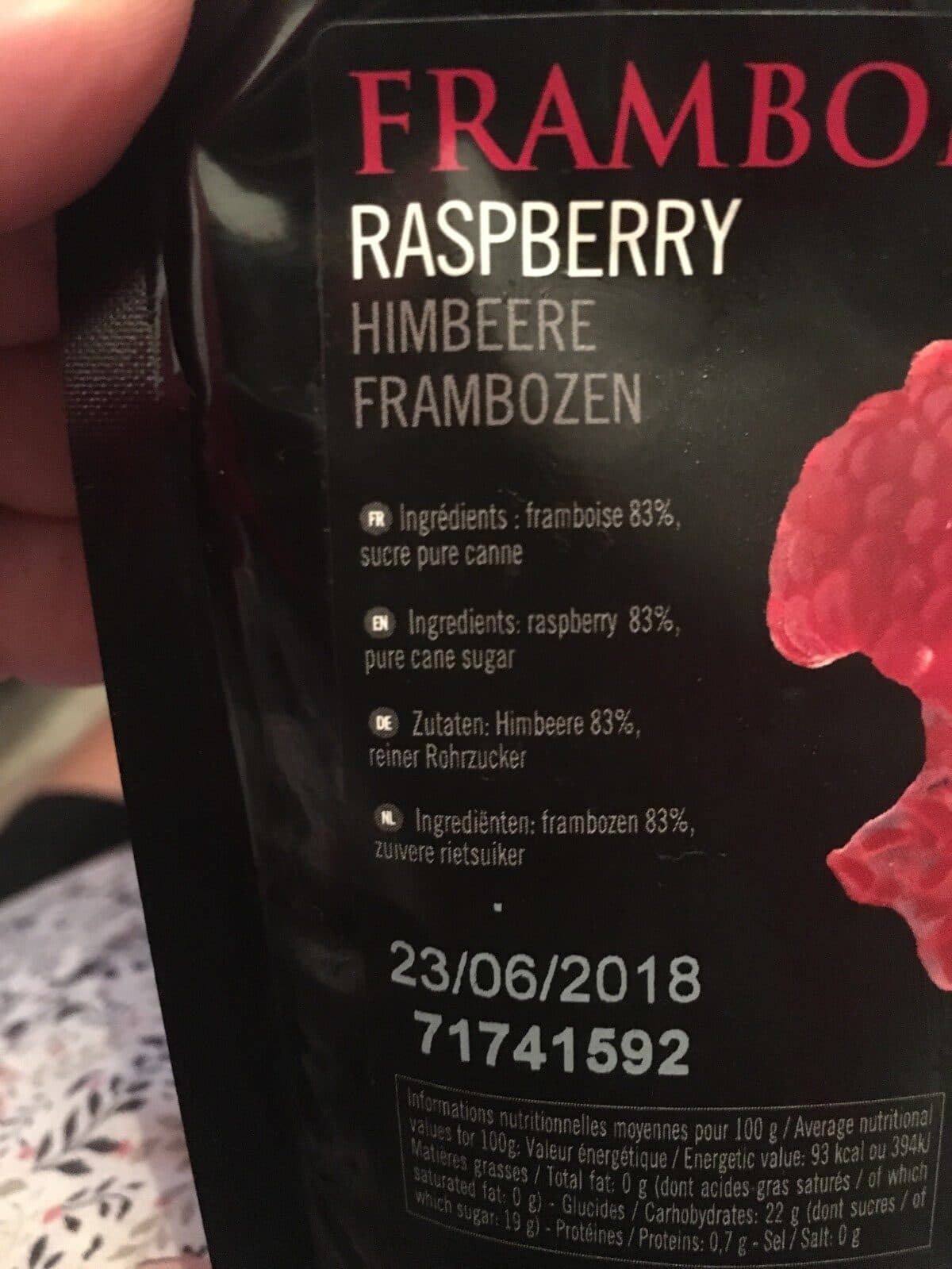 Ponthier Coulis de fruit Framboise packshot