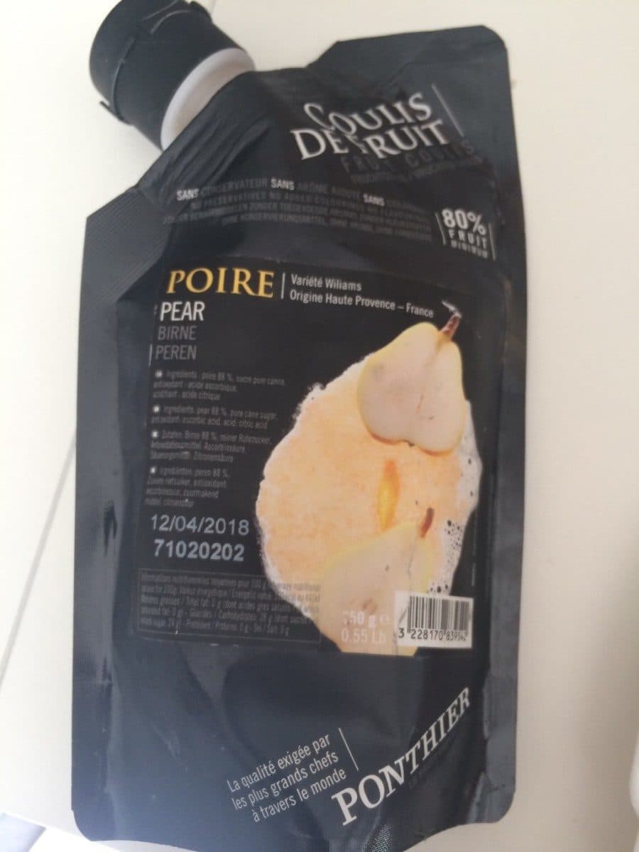 Ponthier Coulis de fruit packshot