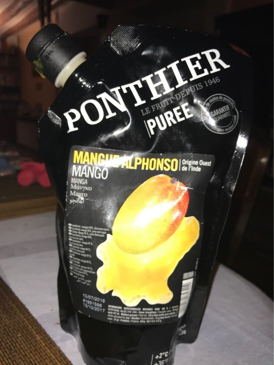 Ponthier Purée de mangue packshot