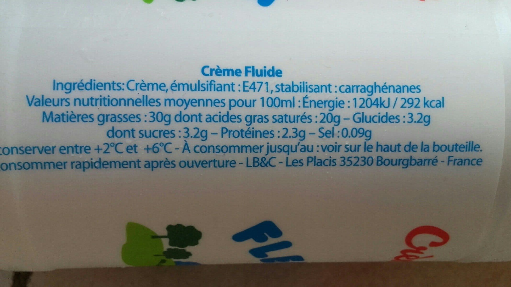 FLEURETTE Crème fluide entière Fleurette packshot