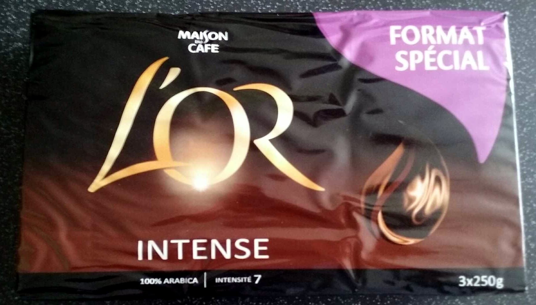 Maison du café L'Or, Intense packshot