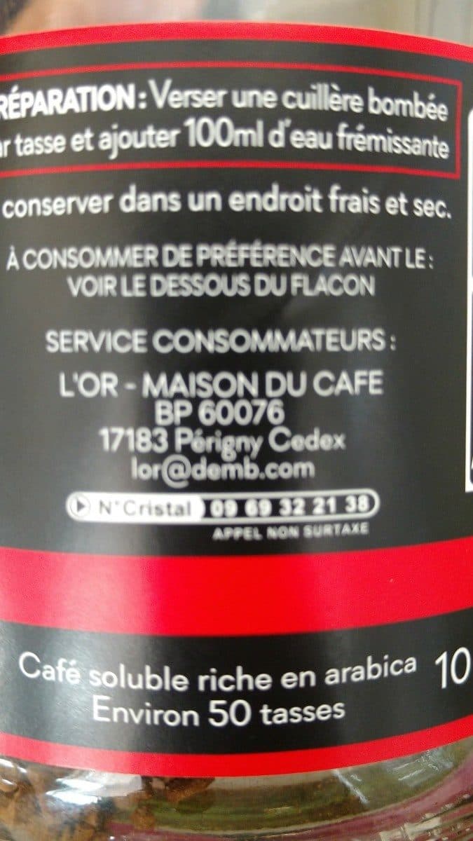 Maison du Café L'or noir ultime packshot