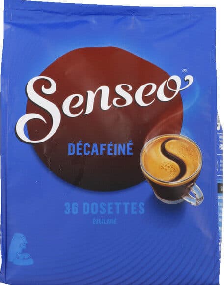 Senseo Dosettes de café moulu, décaféiné, format maxi plaisir packshot