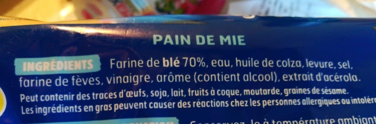 Open Food Facts Pain de mie packshot