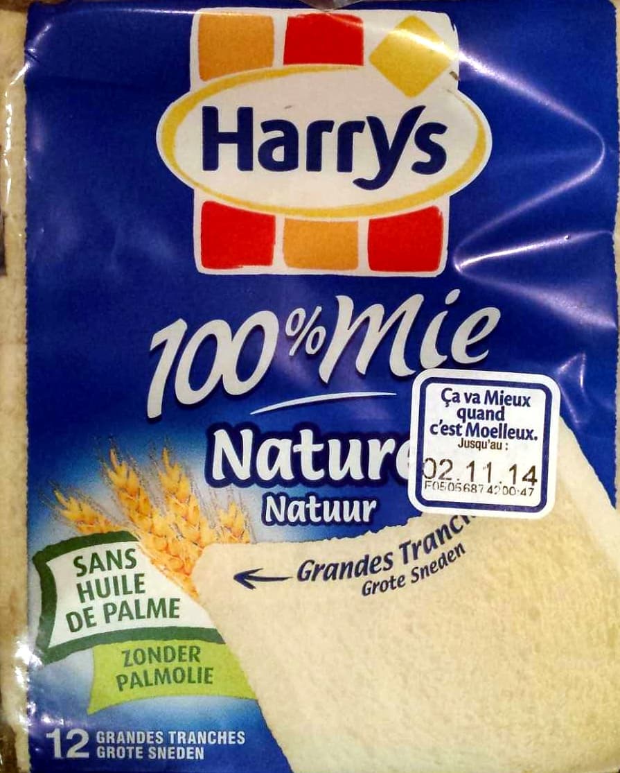Harrys 100% mie nature packshot
