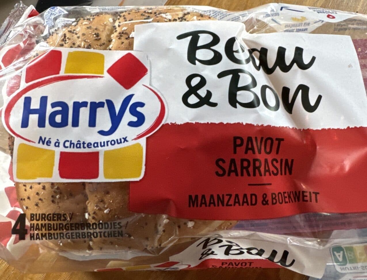 Harrys Burger pavot sarrasin packshot