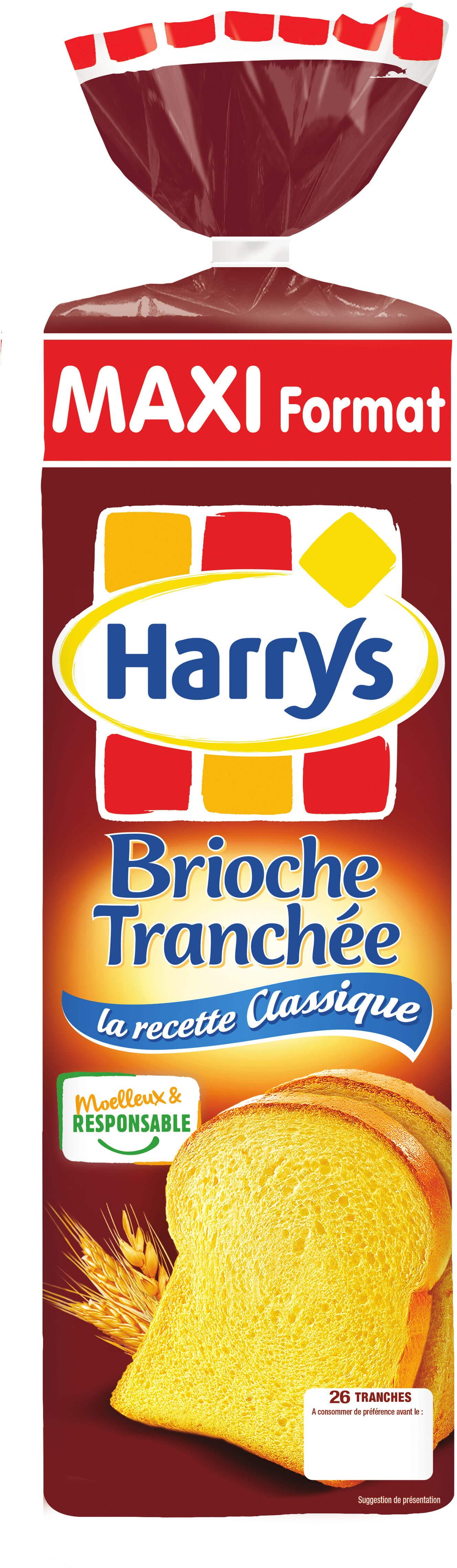 Harrys Brioche tranchée nature packshot