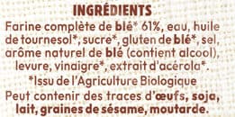 Harrys Pain 100% mie complet biologique packshot