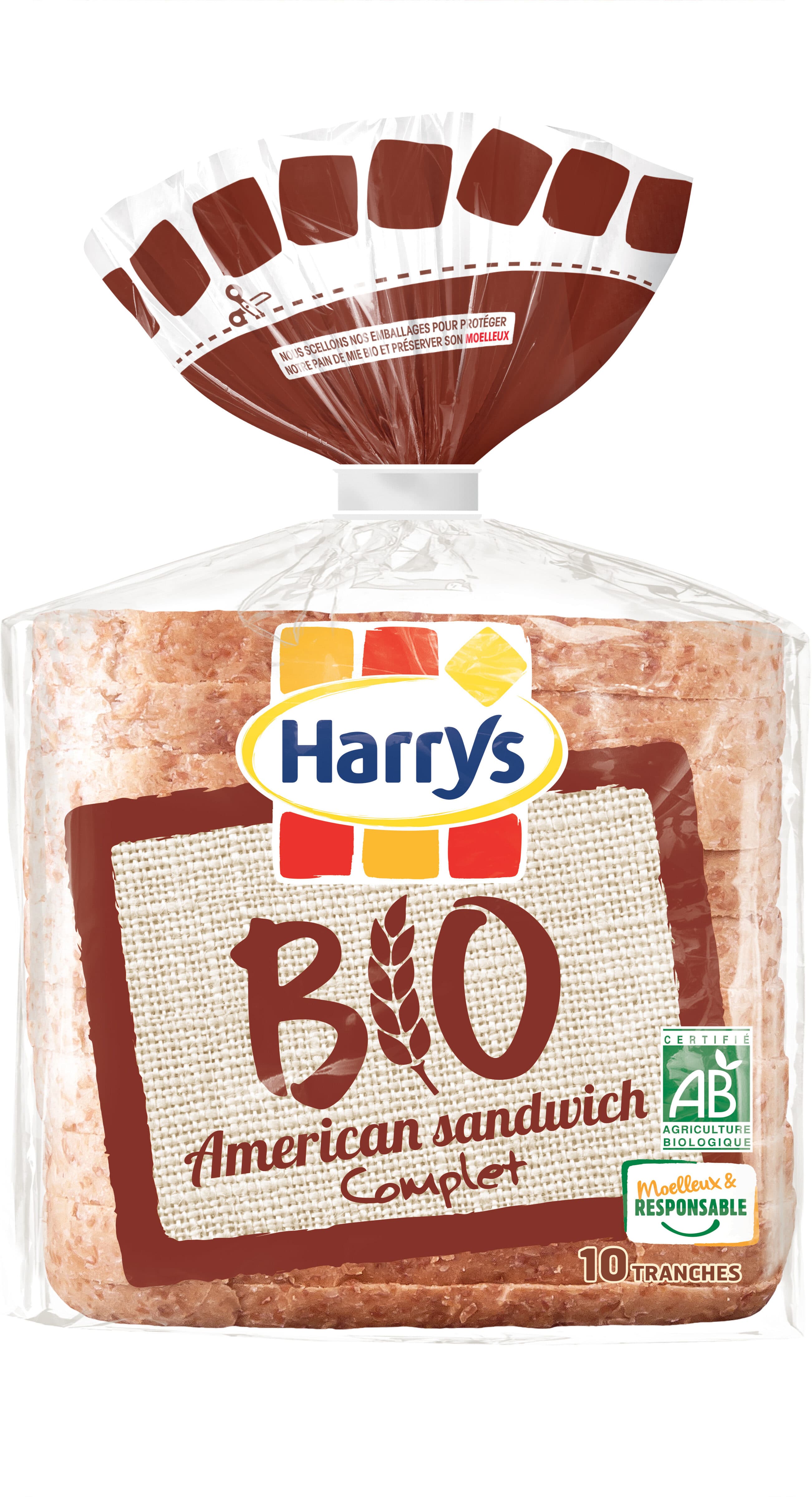 Harrys Pain AMS complet biologique packshot