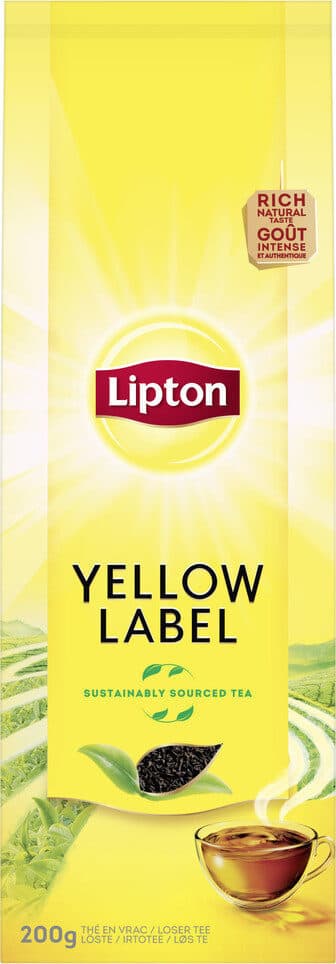 Lipton Lipton Yellow Thé Noir 200g Vrac packshot