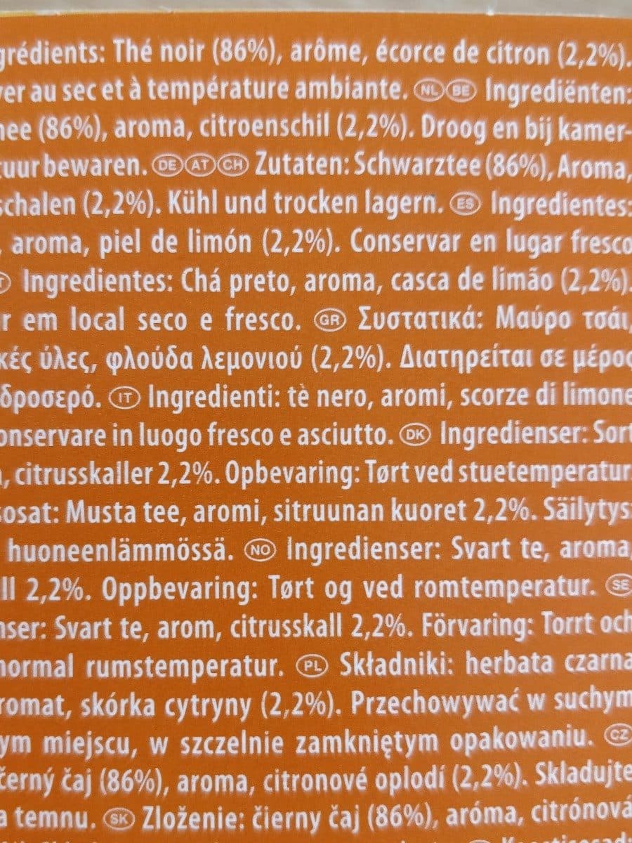 Feel Good Selection Lipton Feel Good Selection Thé Noir Citron 25 sachets packshot