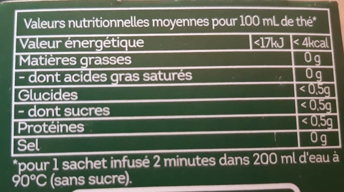 lipton Lipton Thé Vert Marrakech Mint 20 Sachets packshot