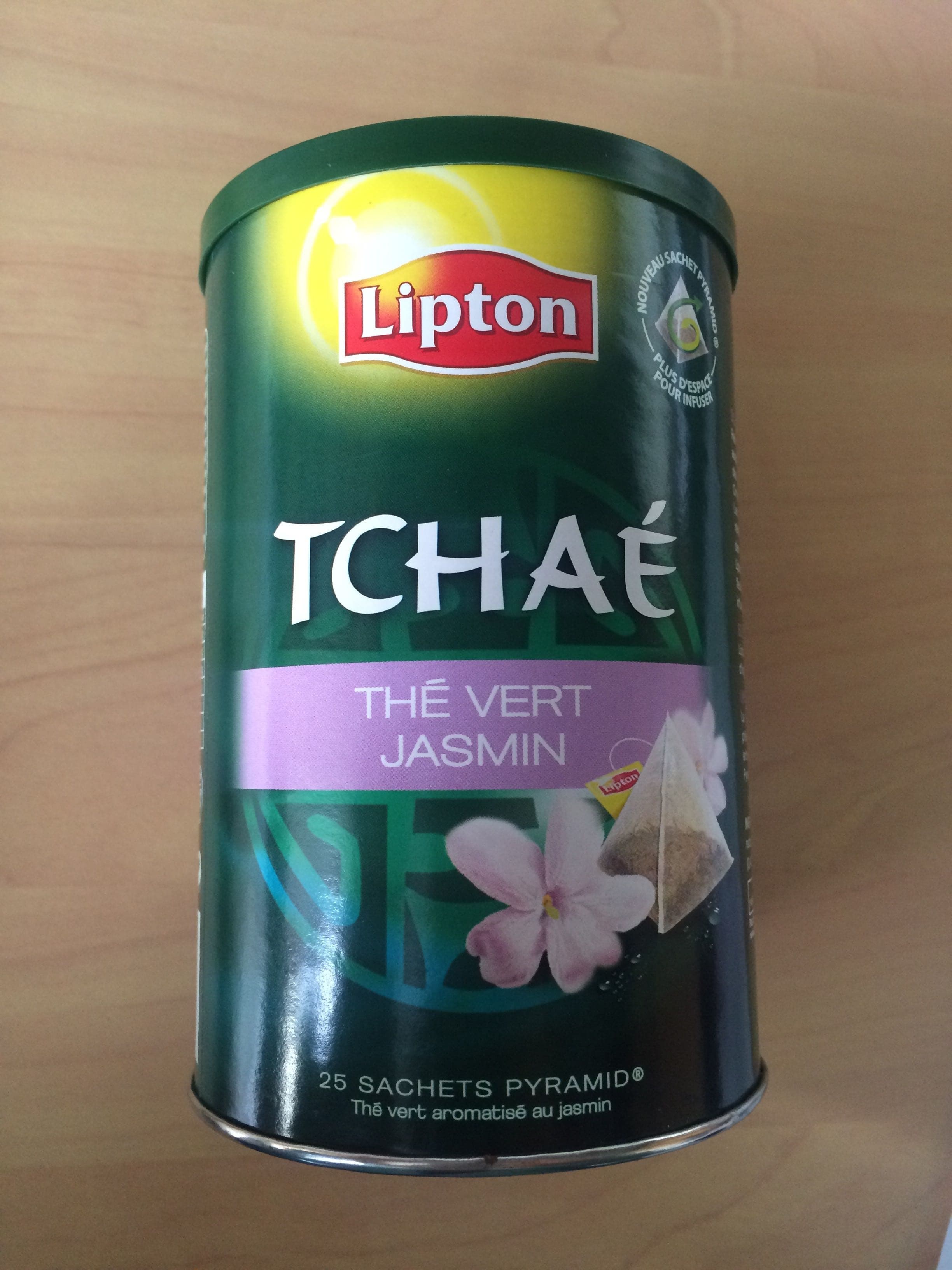 Lipton Tchaé thé vert jasmin packshot