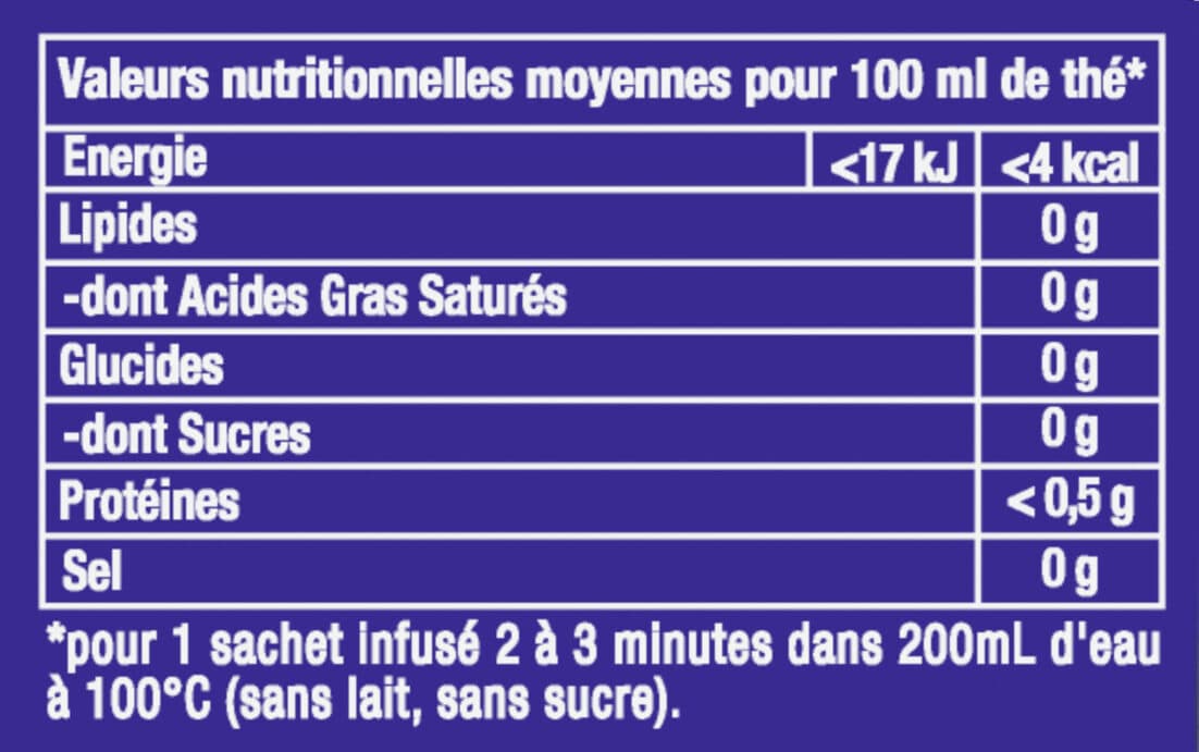 Lipton Lipton Thé du Soir Déthéiné 25 Sachets packshot