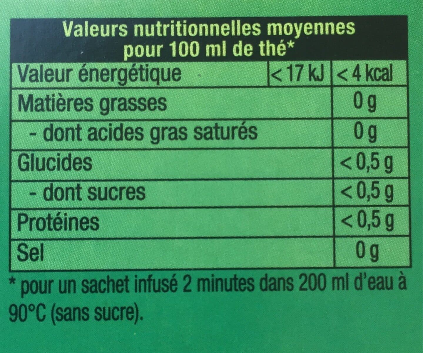 Lipton Lipton Thé Vert Citron 25 Sachets packshot
