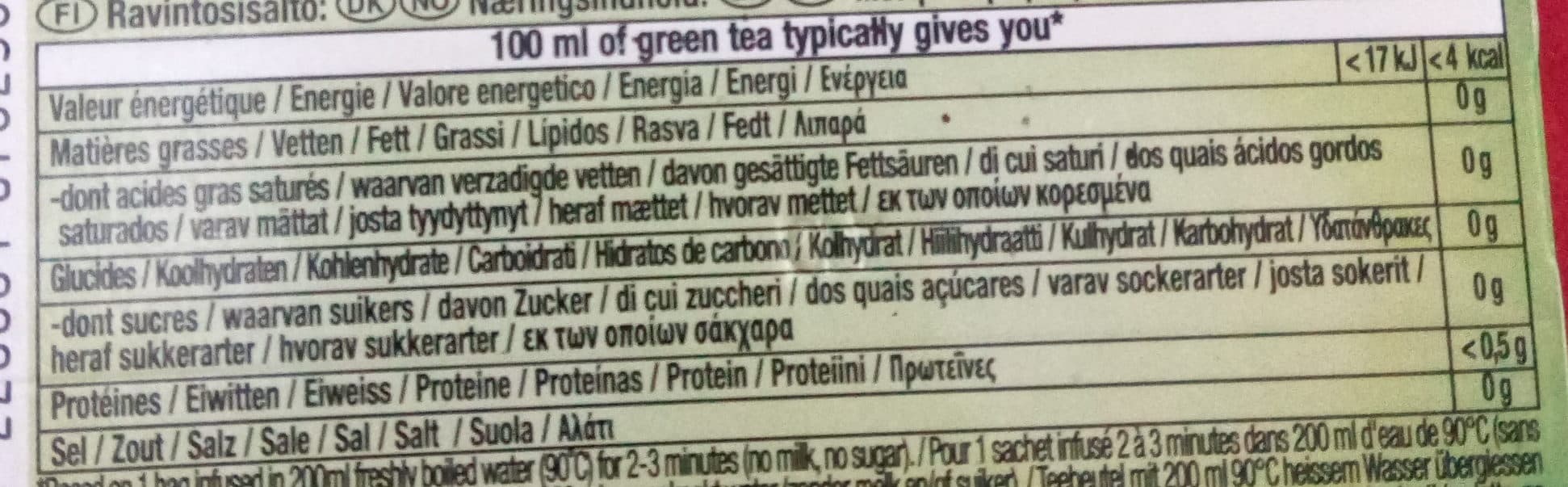Lipton Lipton Green Tea Classic (20PCS) packshot