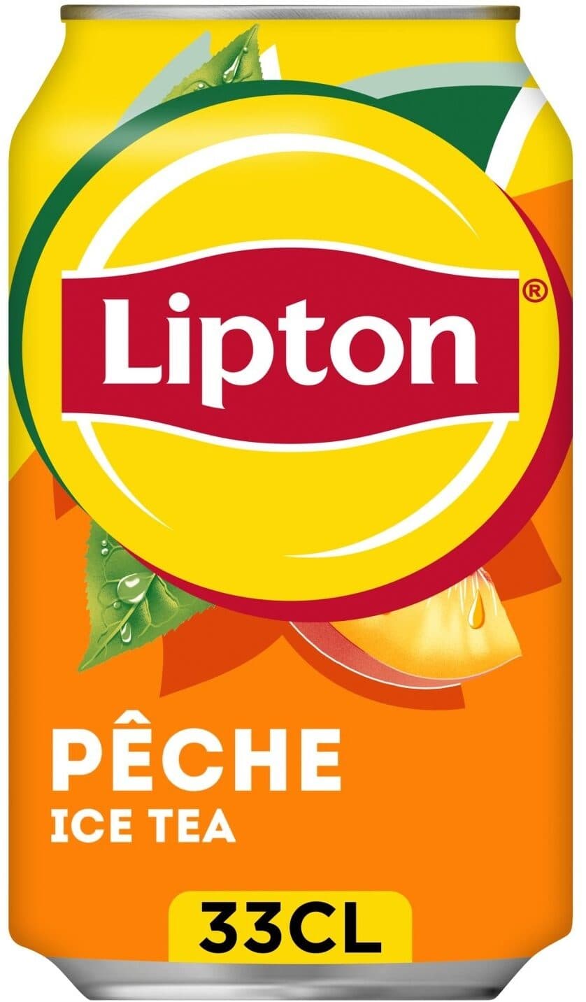 Lipton saveur pêche ici tea packshot