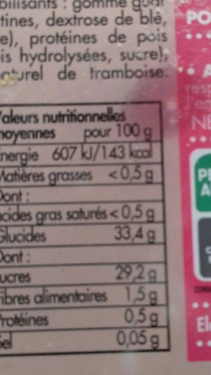 Open Food Facts Sorbet framboise packshot