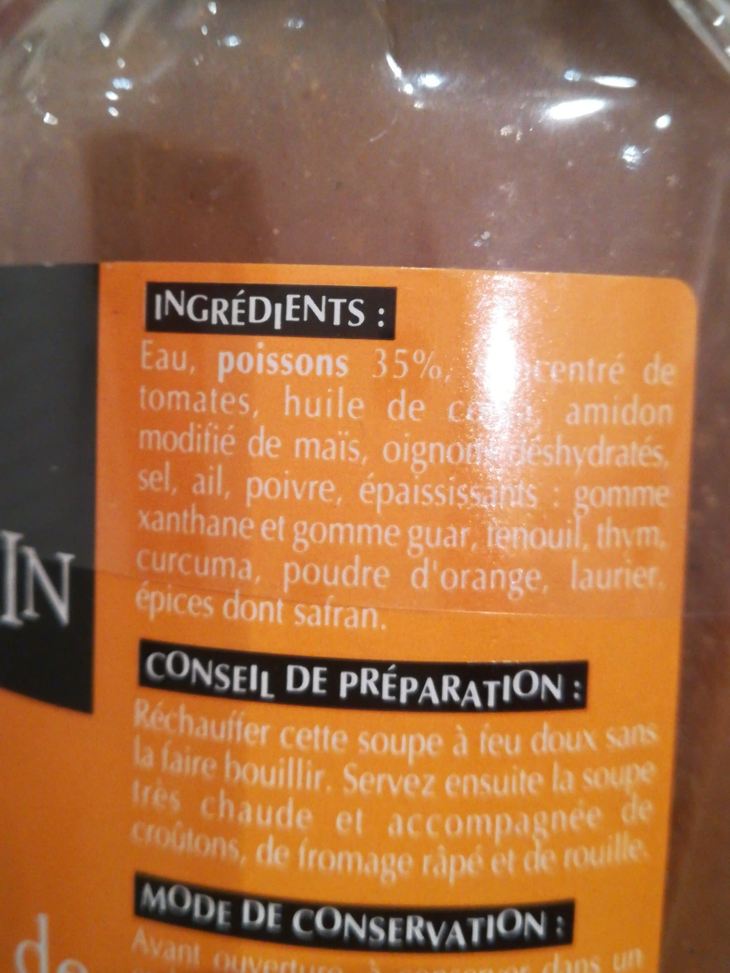 Les Recettes Beau Moulin Soupe de poisson à la provençale packshot