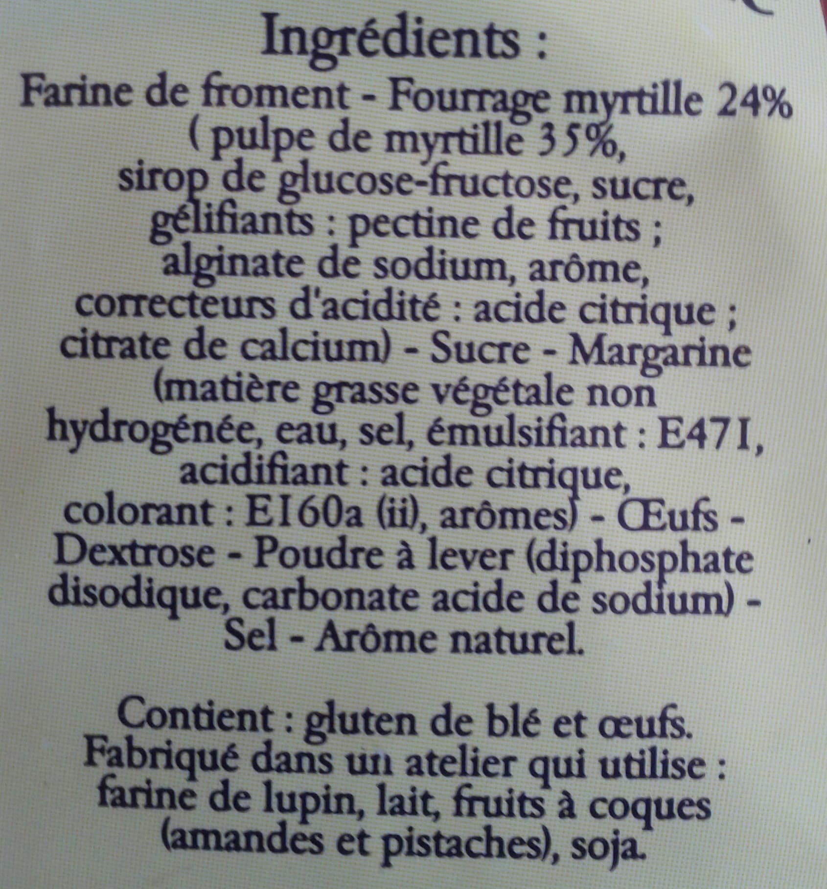 Beurlay La Galette Charentaise fourrée myrtille packshot