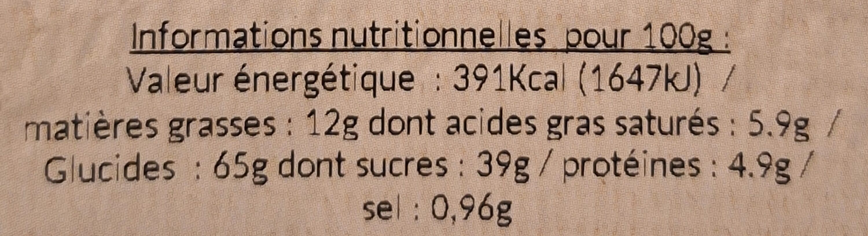 Beurlay Galette Charentaise fourrée Myrtille 6/8 parts packshot