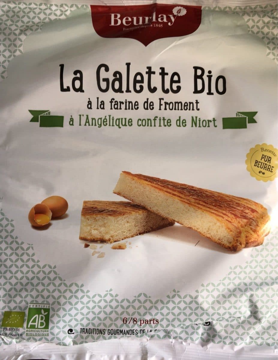 Beurlay La galette Bio packshot