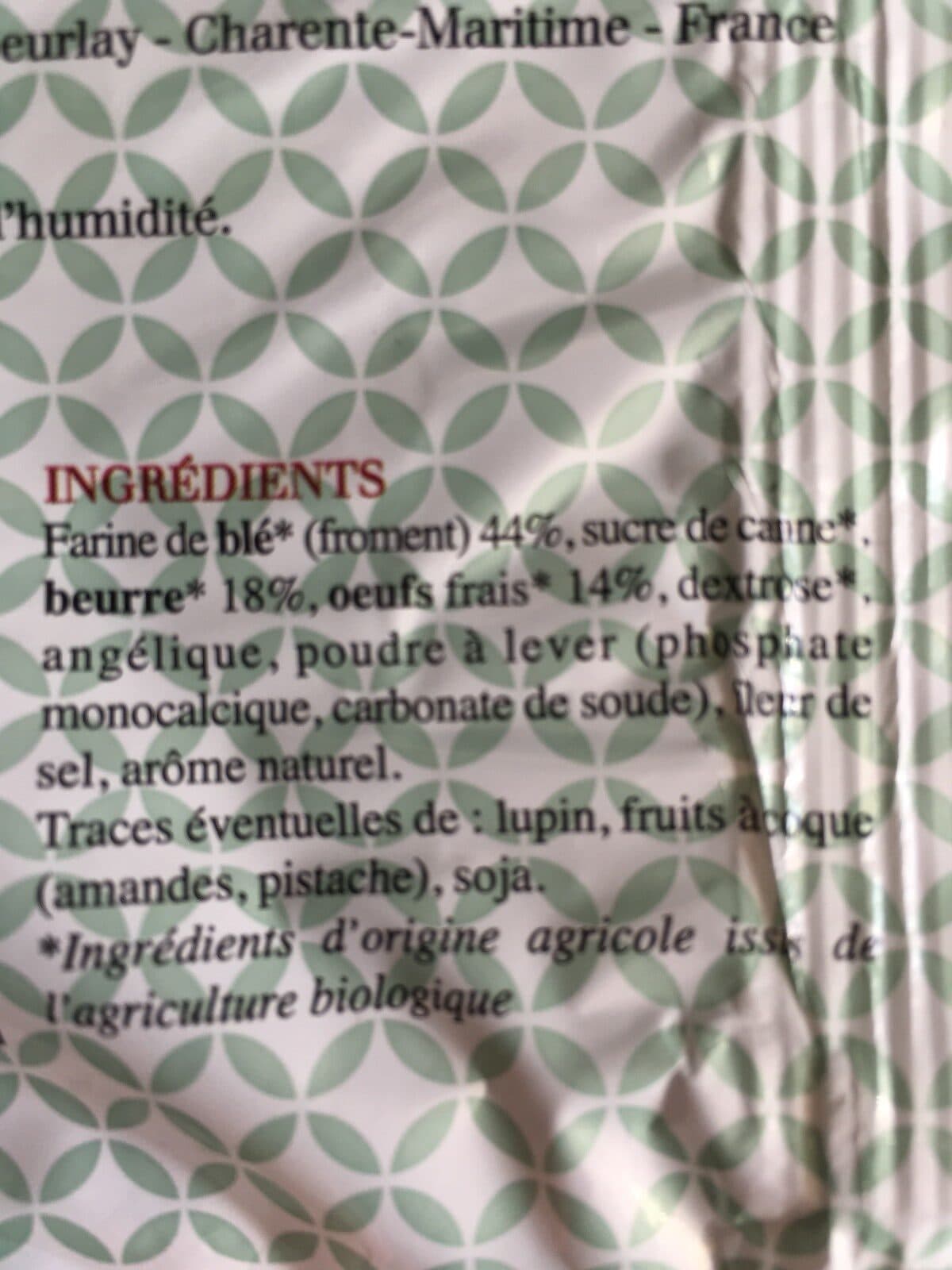 Beurlay La galette Bio packshot
