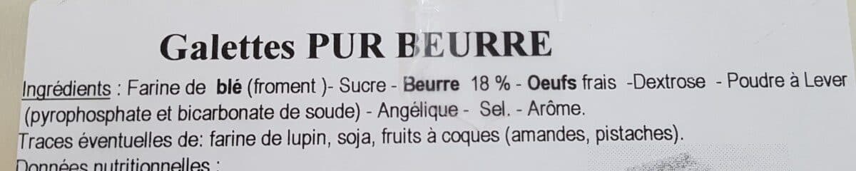 Open Food Facts Galettes pur beurre packshot