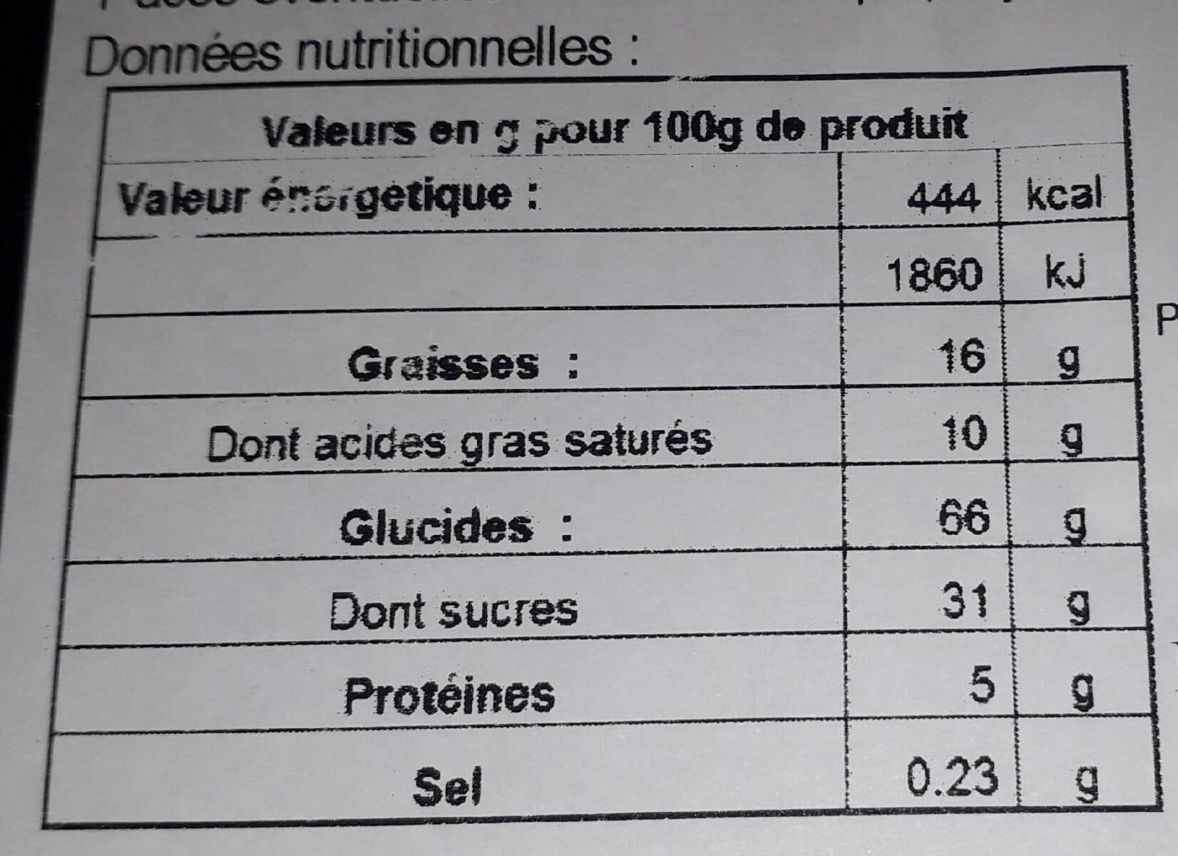 Open Food Facts Galettes pur beurre packshot