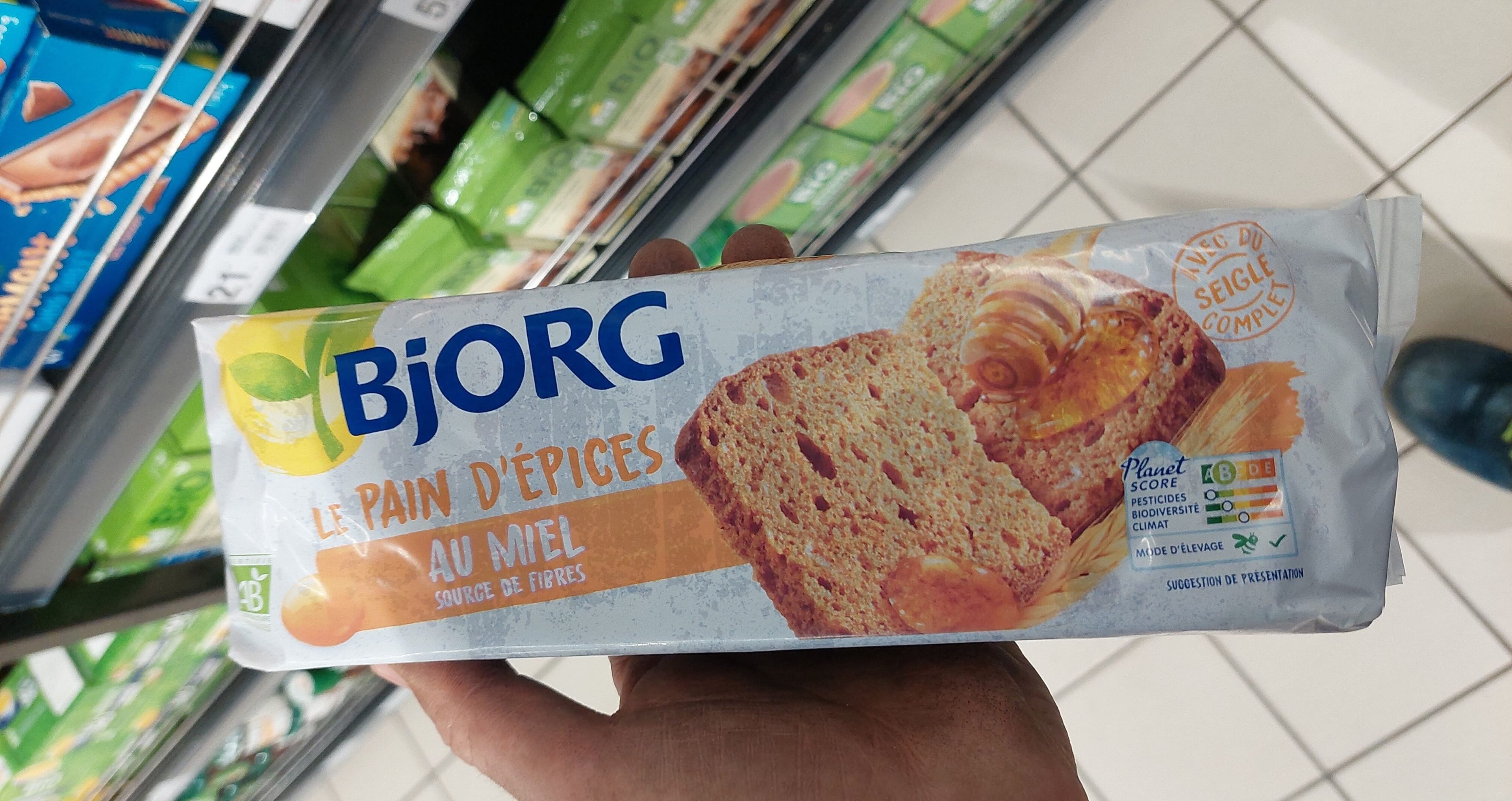 Bjorg Pain d'épices miel packshot