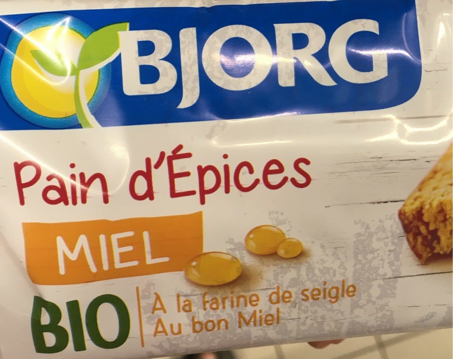 Bjorg Pain d'épices miel bio packshot