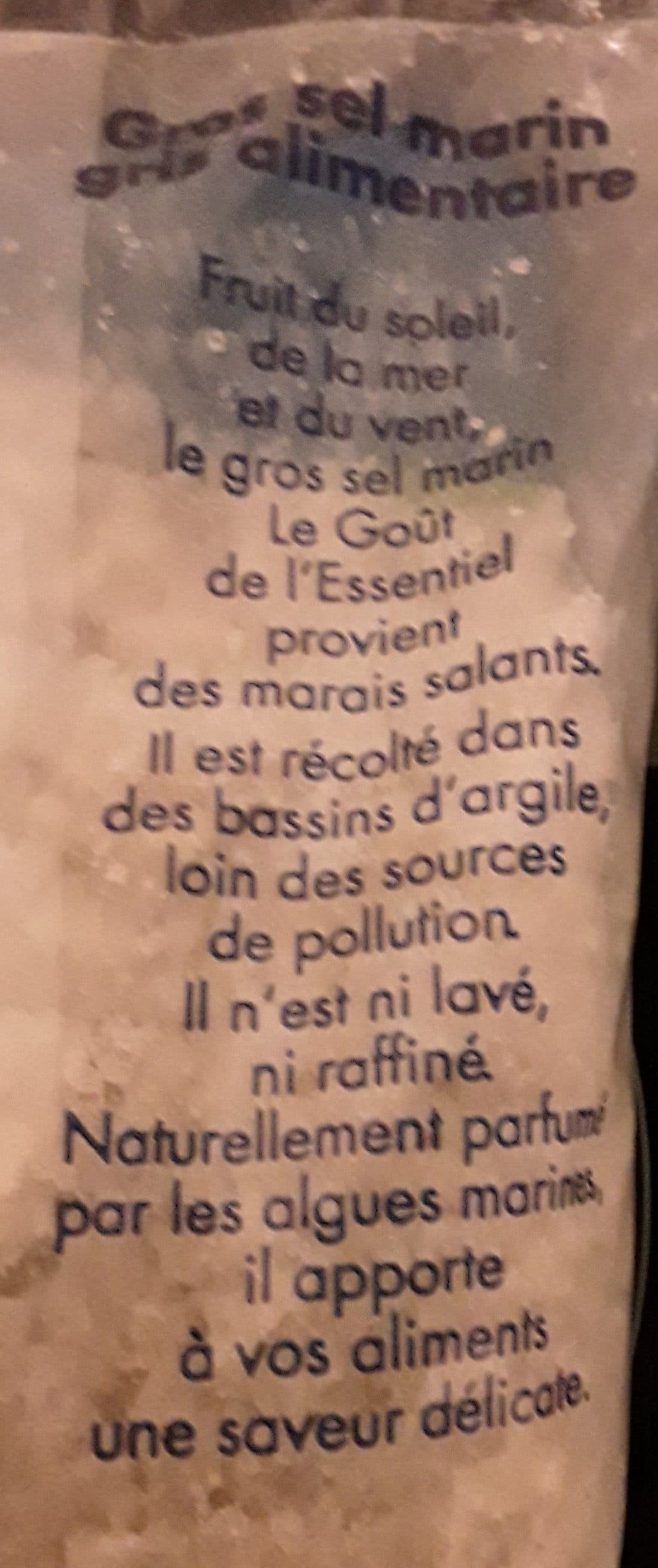 Le goût de l'Essentiel Gros Sel Marin packshot