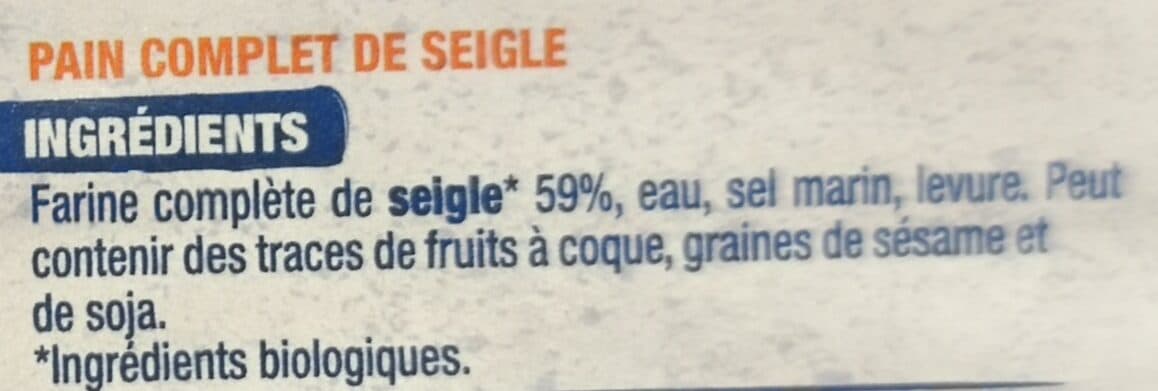 Bjorg Pain complet seigle packshot