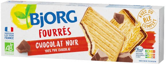 Bjorg Fourrés Chocolat noir packshot