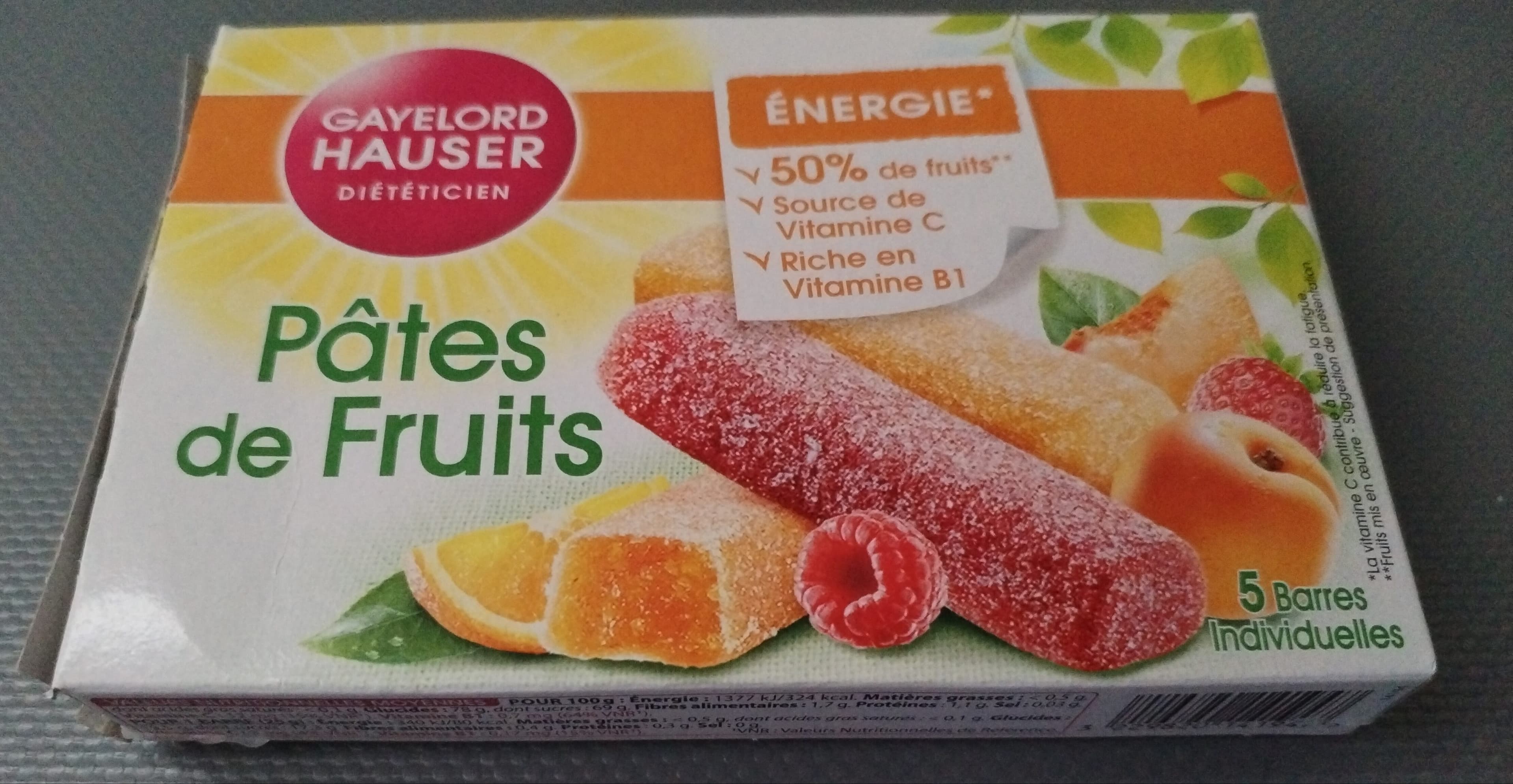 Gayelord Hauser Pâtes de fruits packshot