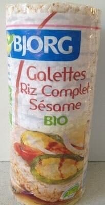BjORG Galettes riz sésame packshot