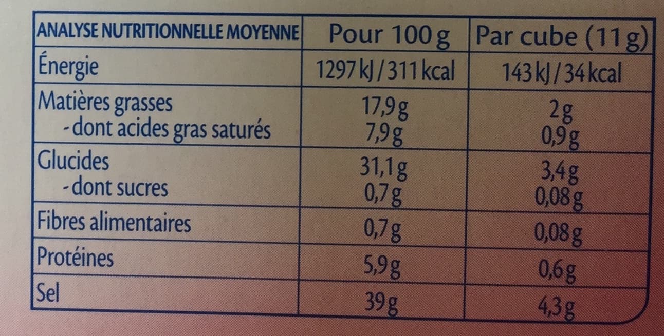 Bjorg Bouillon cube volaille Bio packshot