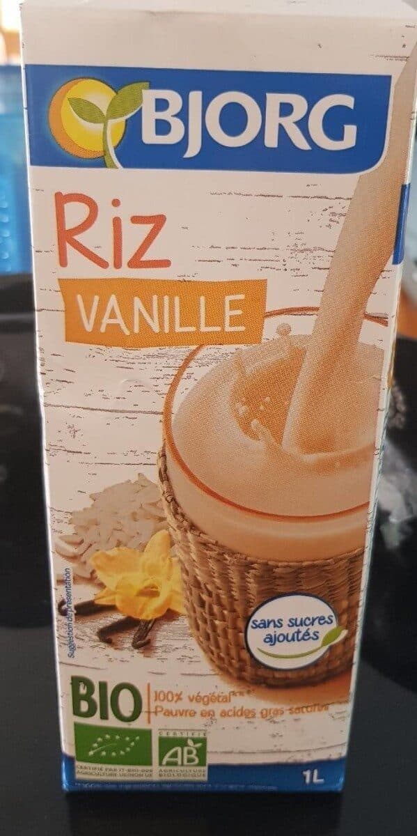 Bjorg Riz vanille packshot
