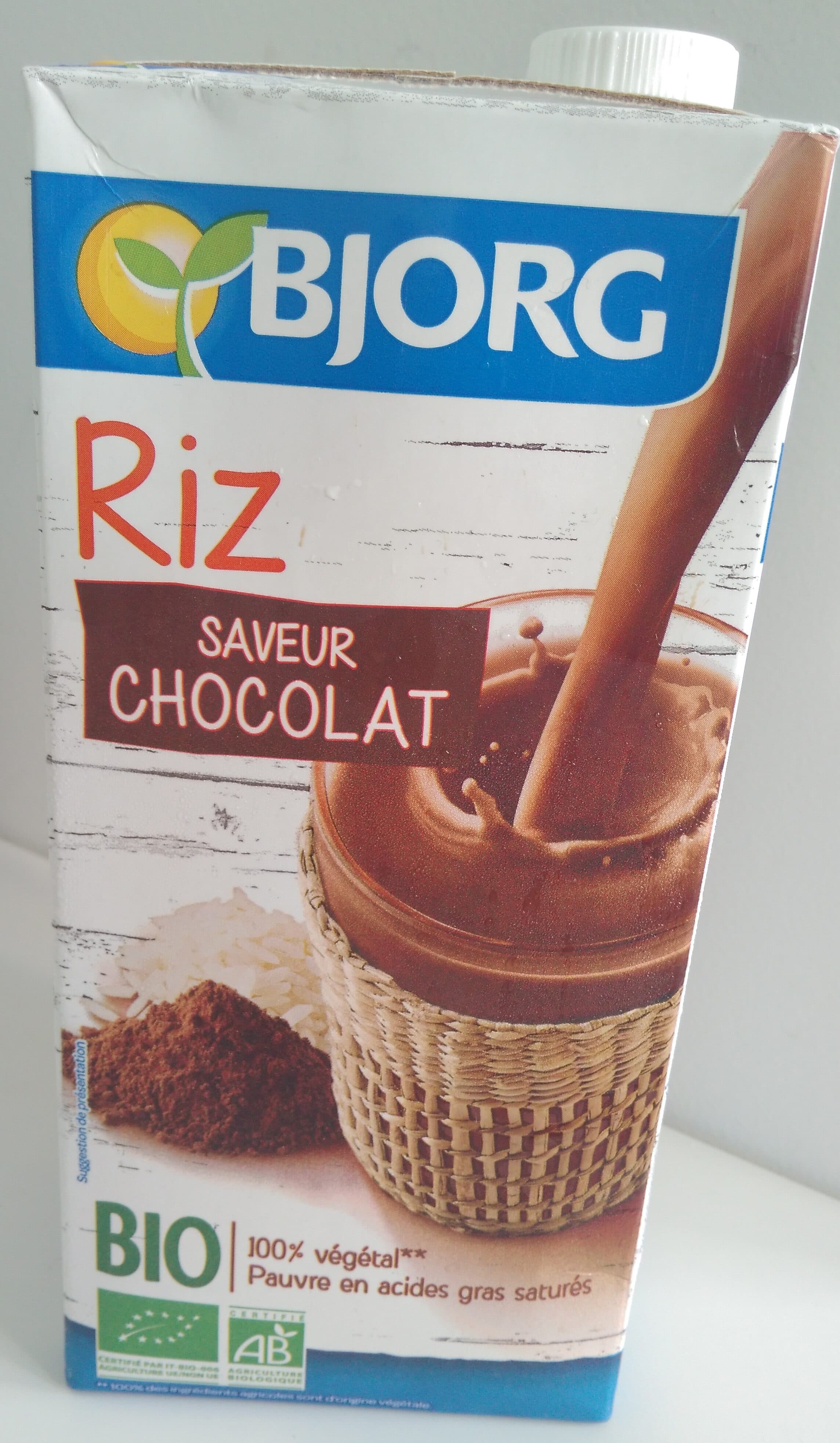 Bjorg Boisson Riz Saveur Chocolat packshot