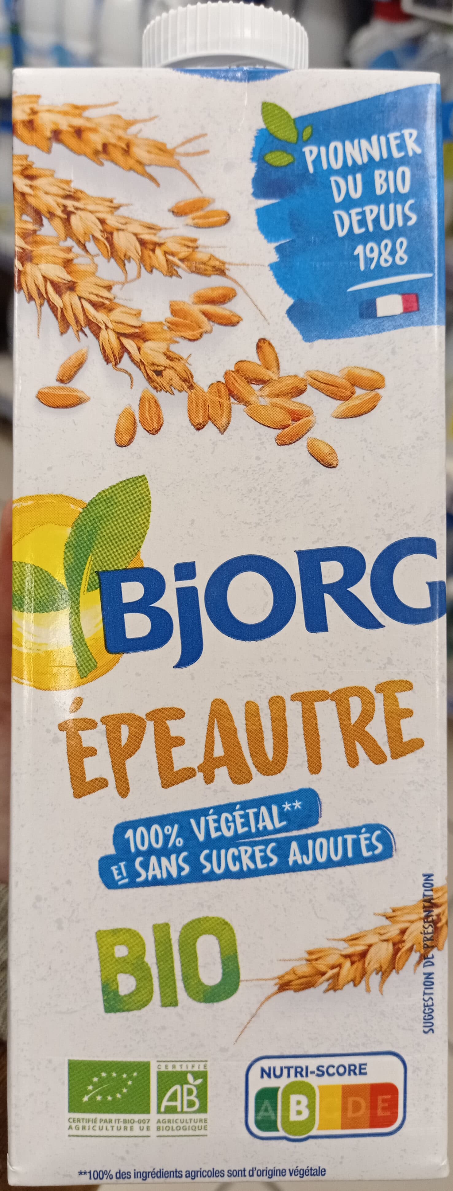 Bjorg Epeautre sans sucres ajoutés - Bio packshot