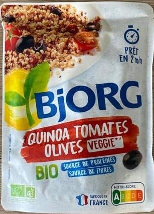 Bjorg Quinoa Tomates Olives packshot