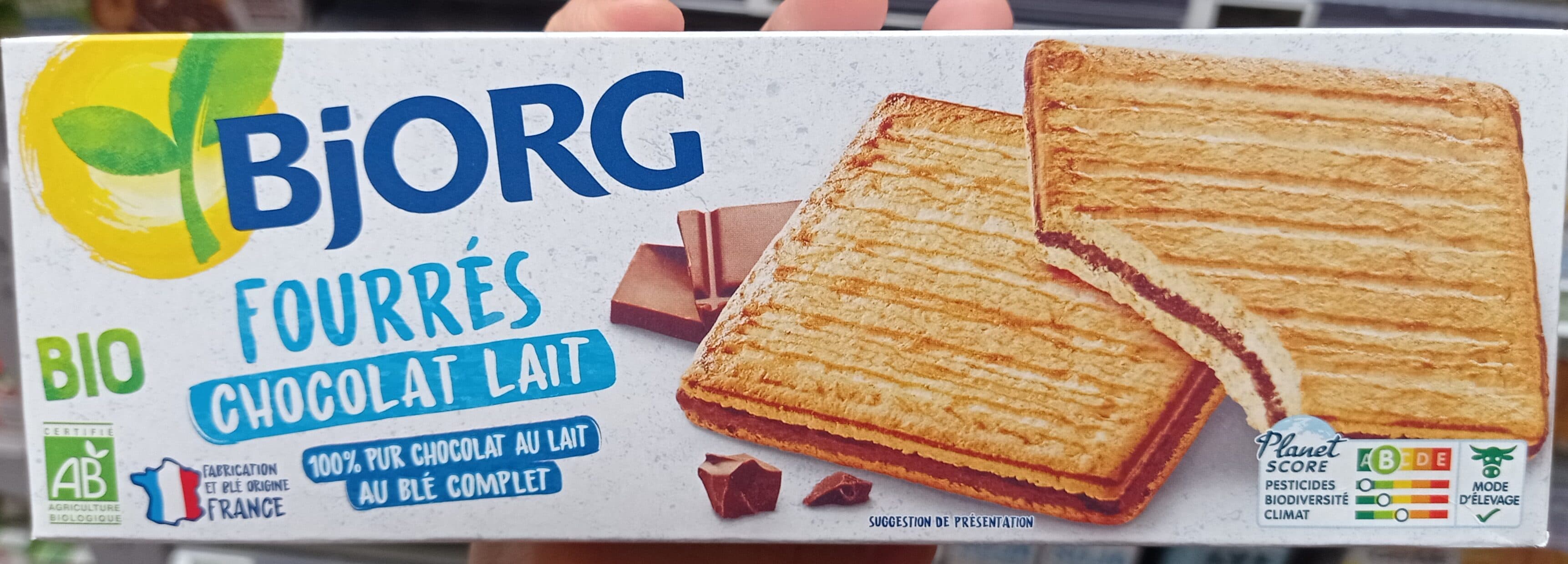 Bjorg Fourrés Chocolat au Lait packshot