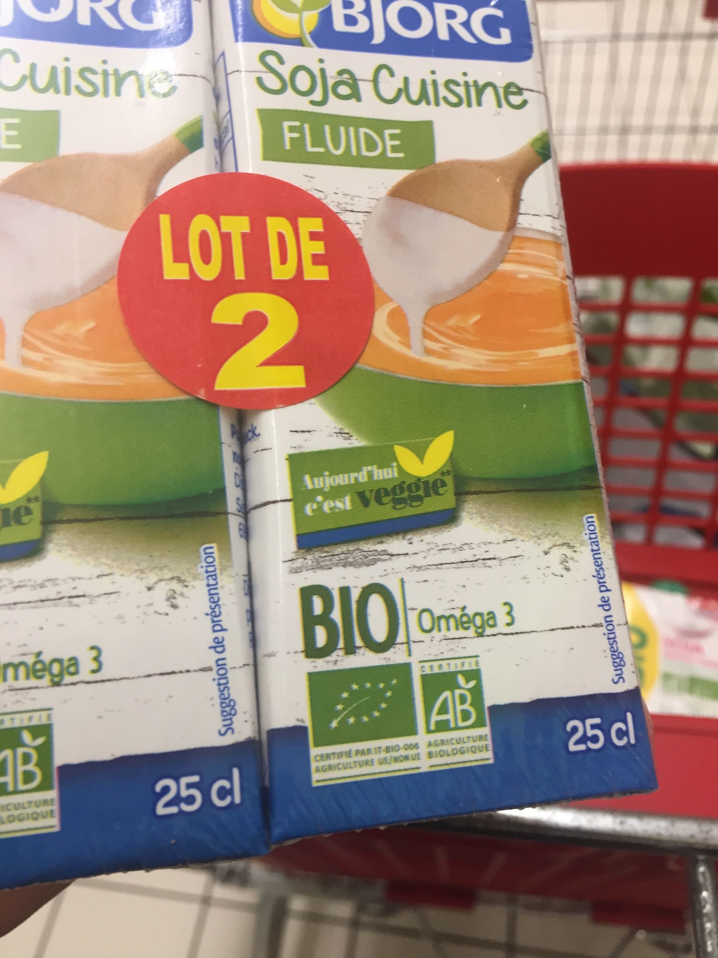 Bjorg Soja Cuisine Bjorg, 2x250g Offre Spéciale packshot